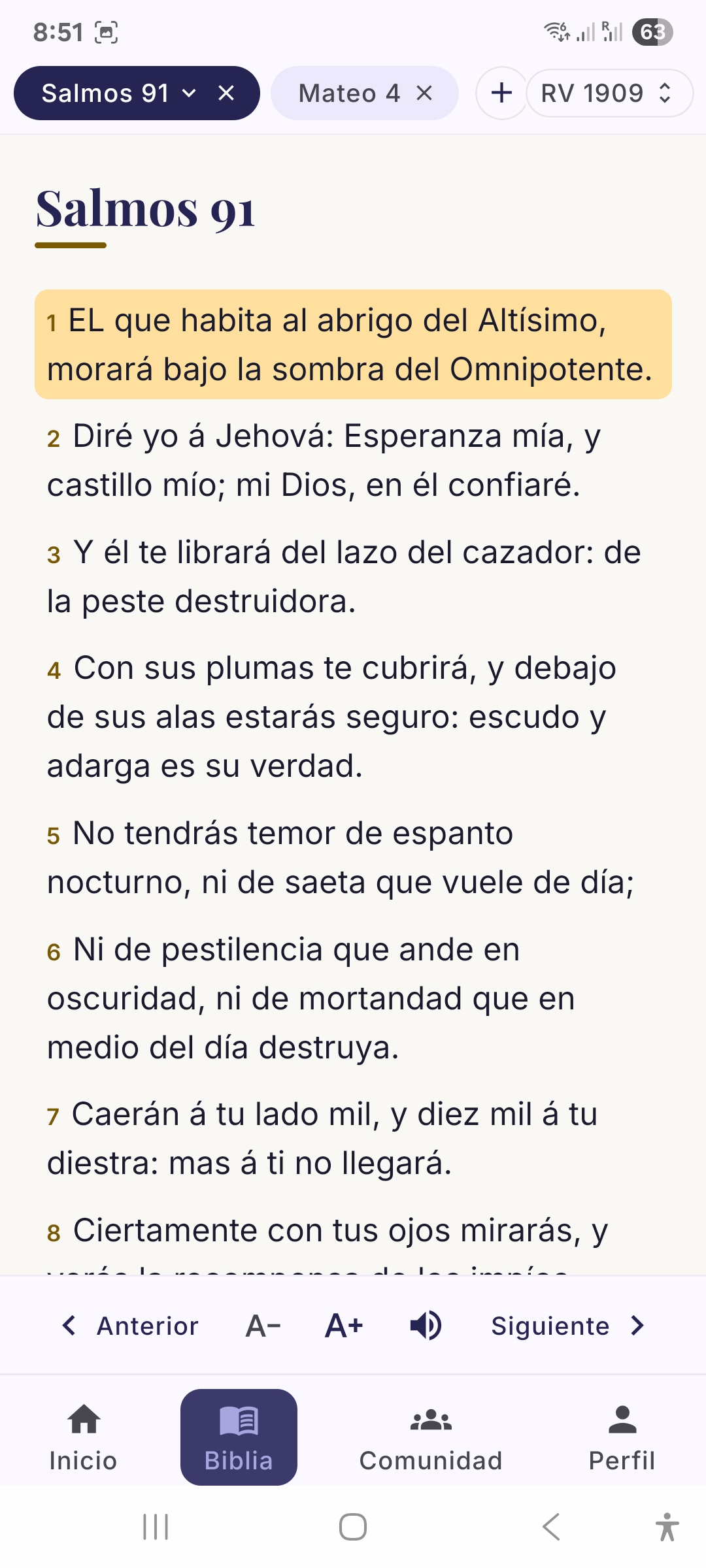 Vida Victoriosa — Biblia RV1909